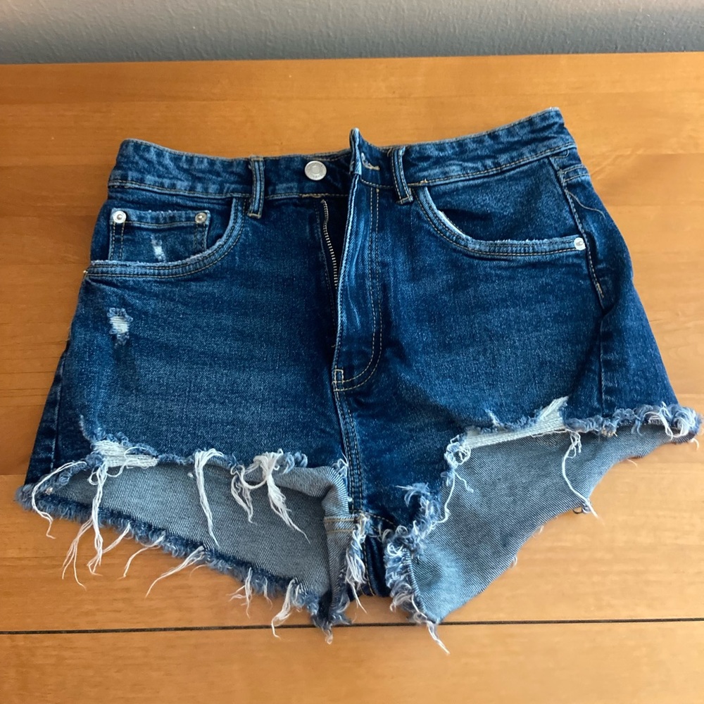 Zara High Waisted Short Shorts